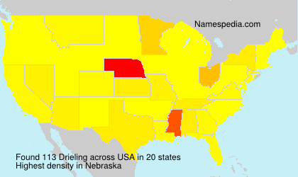 Surname Drieling in USA Surname Drieling in USA