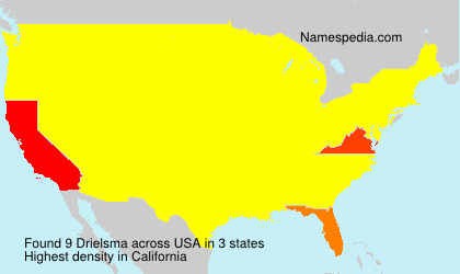 Surname Drielsma in USA Surname Drielsma in USA