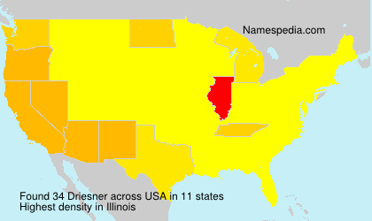 Surname Driesner in USA Surname Driesner in USA