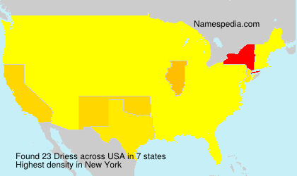 Surname Driess in USA Surname Driess in USA
