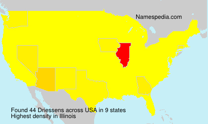 Surname Driessens in USA Surname Driessens in USA