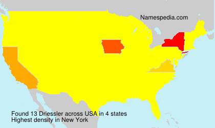 Surname Driessler in USA Surname Driessler in USA