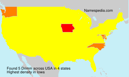 Surname Drimm in USA Surname Drimm in USA