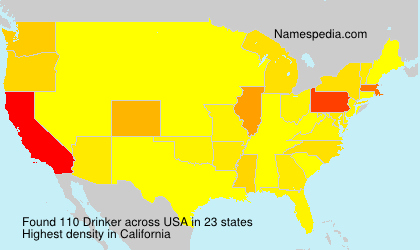 Surname Drinker in USA Surname Drinker in USA