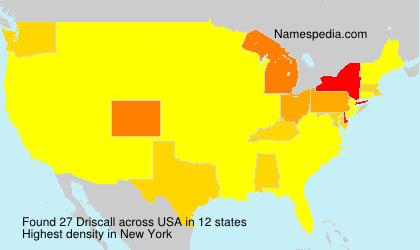 Surname Driscall in USA Surname Driscall in USA
