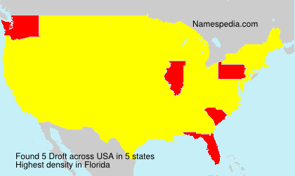 Surname Droft in USA Surname Droft in USA