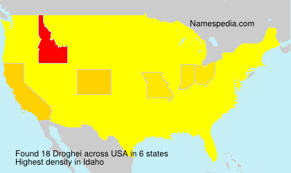Surname Droghei in USA Surname Droghei in USA