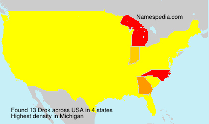 Surname Drok in USA Surname Drok in USA