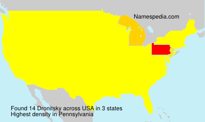 Surname Dronitsky in USA Surname Dronitsky in USA