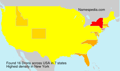 Surname Drons in USA Surname Drons in USA