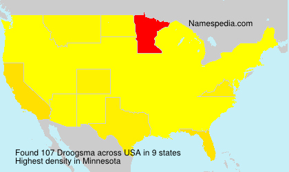 Surname Droogsma in USA Surname Droogsma in USA