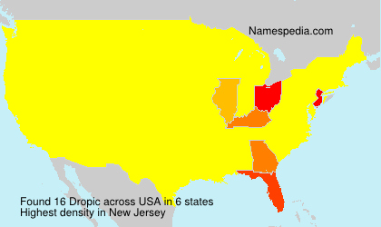 Surname Dropic in USA Surname Dropic in USA