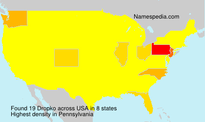 Surname Dropko in USA Surname Dropko in USA
