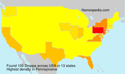 Surname Droppa in USA Surname Droppa in USA