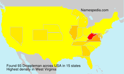 Surname Droppleman in USA Surname Droppleman in USA