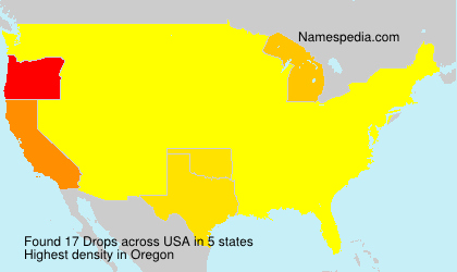 Surname Drops in USA Surname Drops in USA