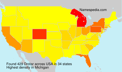 Surname Drotar in USA