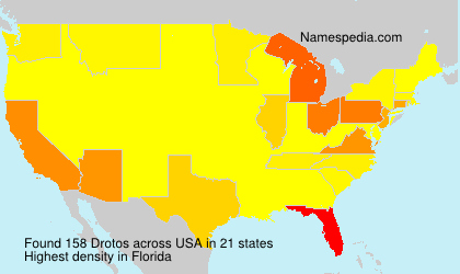 Surname Drotos in USA Surname Drotos in USA
