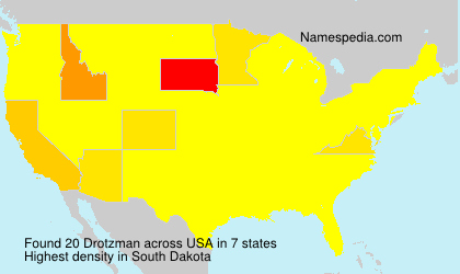 Surname Drotzman in USA Surname Drotzman in USA