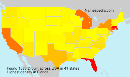 Surname Drouin in USA Surname Drouin in USA