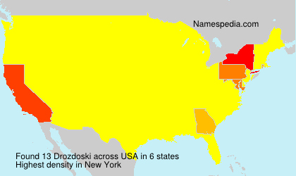 Surname Drozdoski in USA Surname Drozdoski in USA