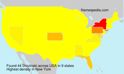 Surname Drozinski in USA Surname Drozinski in USA