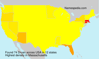 Surname Druan in USA Surname Druan in USA