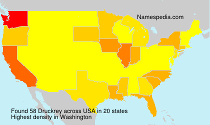 Surname Druckrey in USA Surname Druckrey in USA