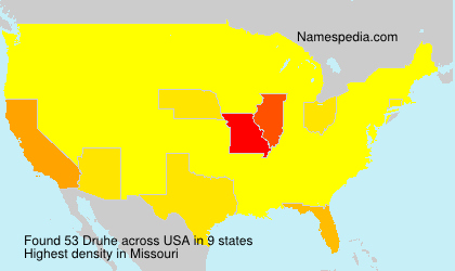 Surname Druhe in USA Surname Druhe in USA