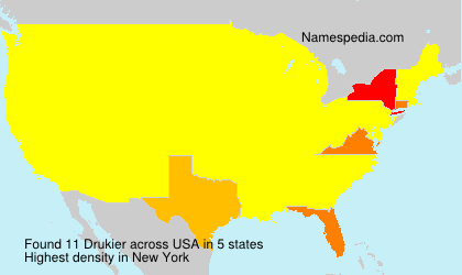 Surname Drukier in USA Surname Drukier in USA