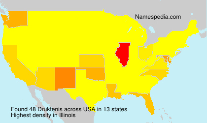 Surname Druktenis in USA Surname Druktenis in USA