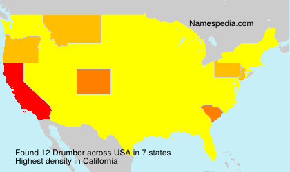 Surname Drumbor in USA Surname Drumbor in USA