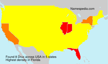 Surname Drux in USA Surname Drux in USA