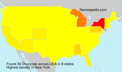 Surname Druzynski in USA Surname Druzynski in USA