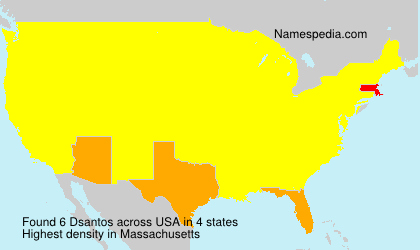 Surname Dsantos in USA Surname Dsantos in USA