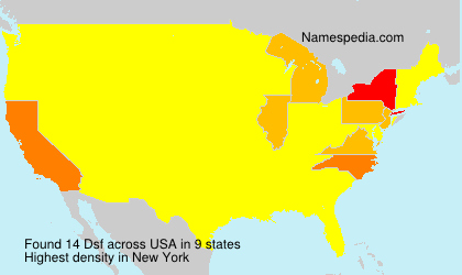 Surname Dsf in USA Surname Dsf in USA