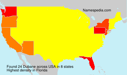 Surname Dubane in USA Surname Dubane in USA