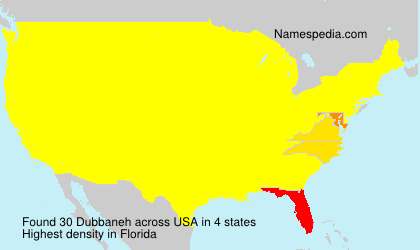 Surname Dubbaneh in USA Surname Dubbaneh in USA