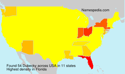 Surname Dubecky in USA Surname Dubecky in USA
