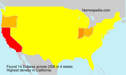 Surname Dubesa in USA Surname Dubesa in USA