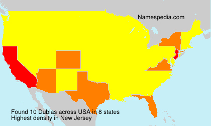 Surname Dublas in USA Surname Dublas in USA