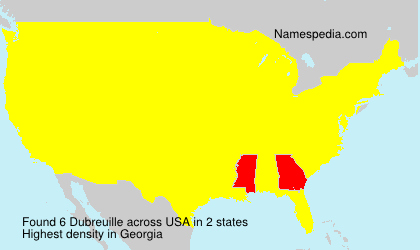Surname Dubreuille in USA Surname Dubreuille in USA