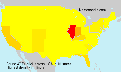 Surname Dubrick in USA