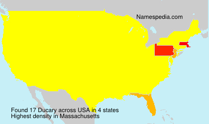 Surname Ducary in USA Surname Ducary in USA