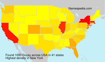 Surname Ducey in USA Surname Ducey in USA