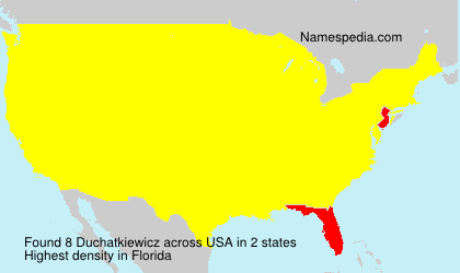 Surname Duchatkiewicz in USA Surname Duchatkiewicz in USA