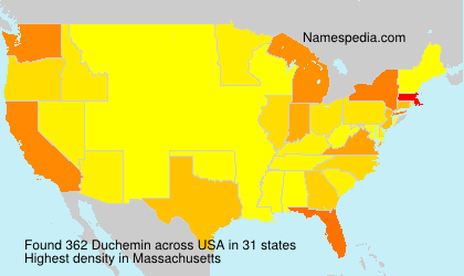 Surname Duchemin in USA Surname Duchemin in USA