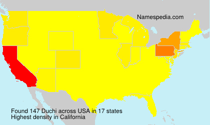 Surname Duchi in USA Surname Duchi in USA