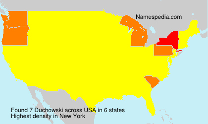 Surname Duchowski in USA Surname Duchowski in USA