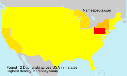 Surname Duchynski in USA Surname Duchynski in USA